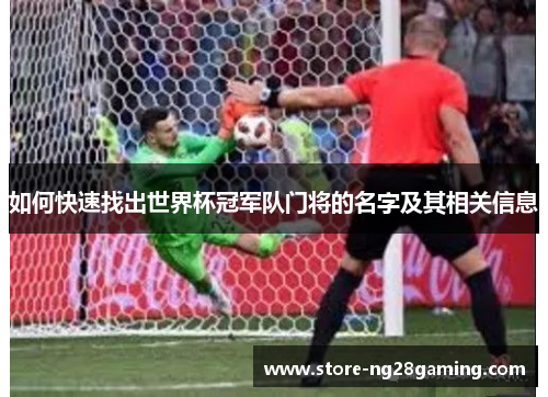 如何快速找出世界杯冠军队门将的名字及其相关信息